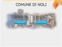 Tablet Screenshot of comune.noli.sv.it